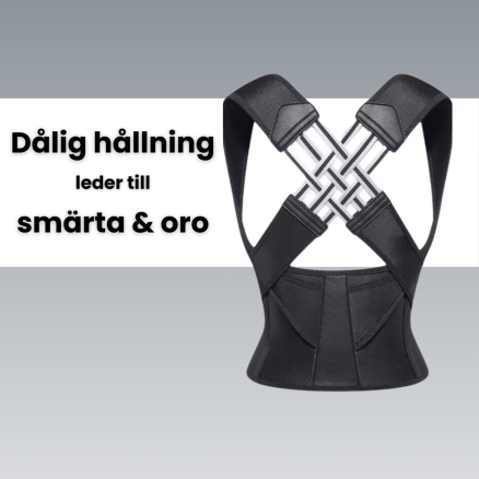 Hållningsstöd - bli smärtfri!